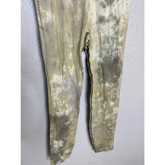 Free People Prisma Tie Dye Legging Green Motif S - Picture 6 of 12